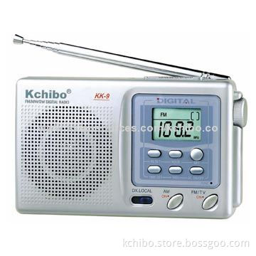 DSP Radio with Clock Super High-sensitivity Fine Timbre Multiple-band Radios